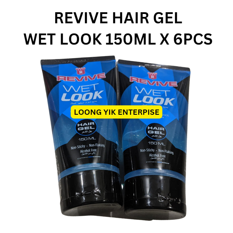 REVIVE HAIR GEL WET LOOK 150ML X 6PCS