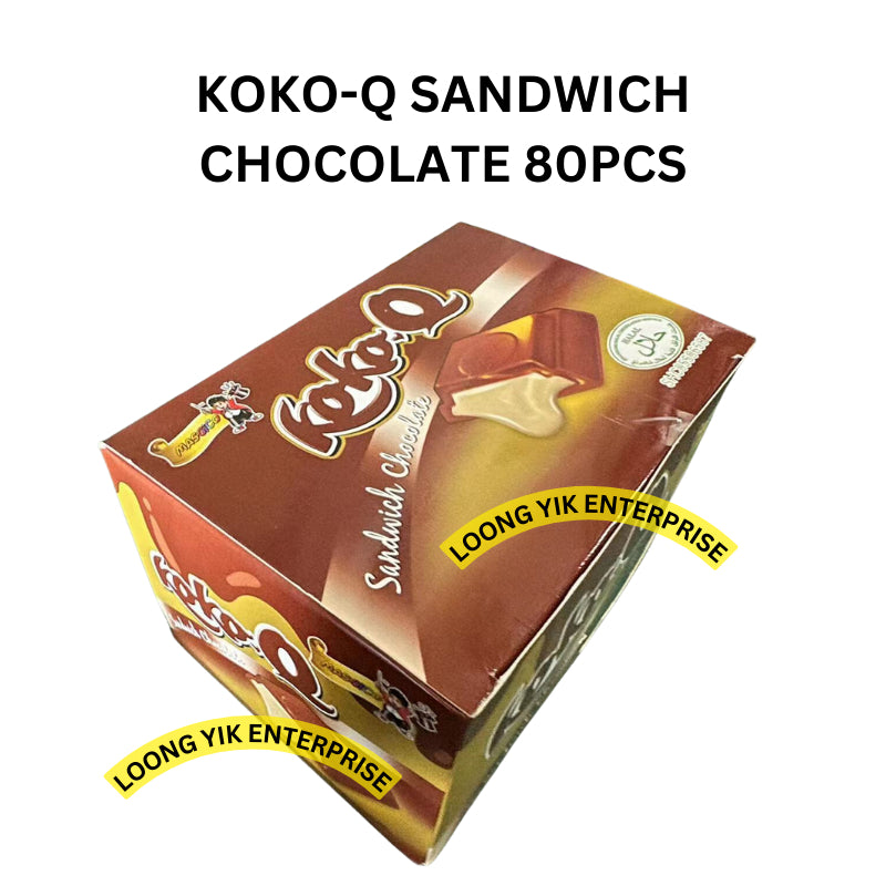 KOKO-Q SANDWICH CHOCOLATE 80PCS HALAL