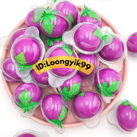 LY SOFT GRAPE *HALAL* 10G X 30PCS (1BALANG) Soft Gummy Candy Viral