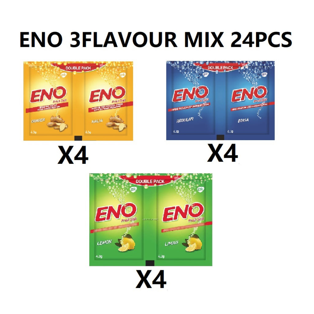 ENO ASSORTED REGULAR / LEMON / GINGER 24PCS