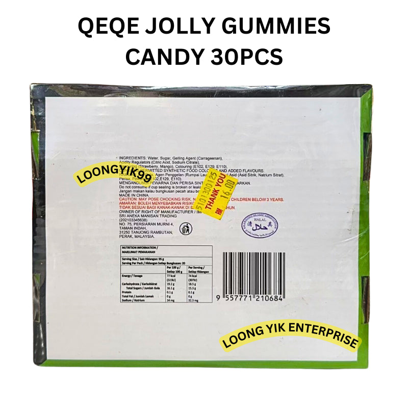 QEQE JOLLY GUMMIES CANDY 30PCS HALAL