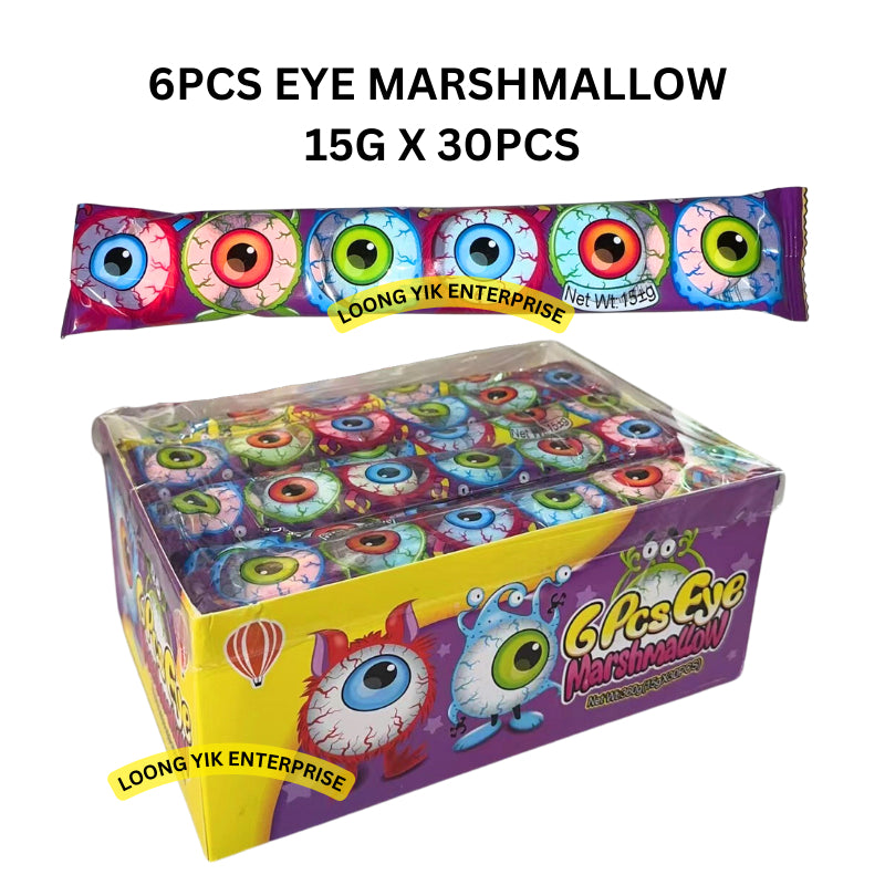 6PCS EYE MARSHMALLOW 15G X 30PCS HALAL