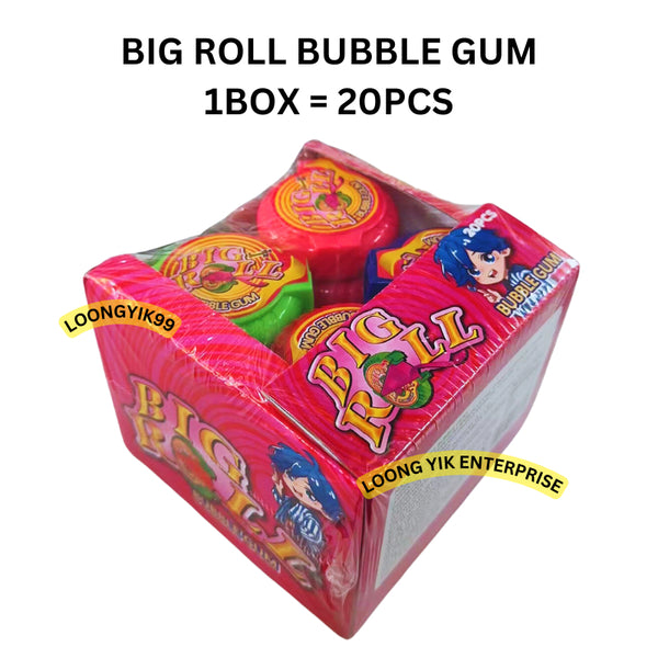 BIG ROLL BUBBLE GUM 20PCS (Gula Getah)