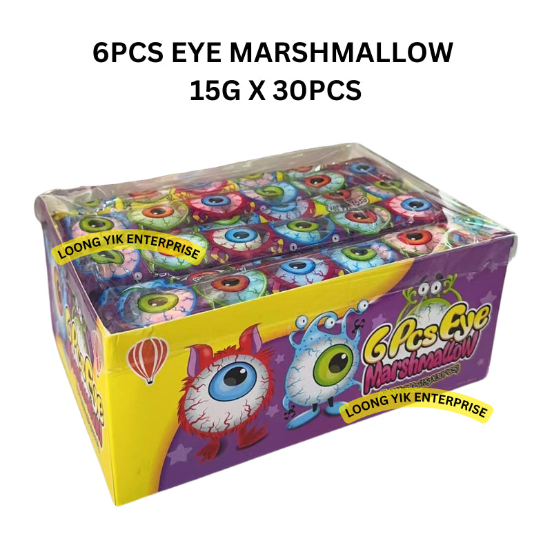 6PCS EYE MARSHMALLOW 15G X 30PCS HALAL