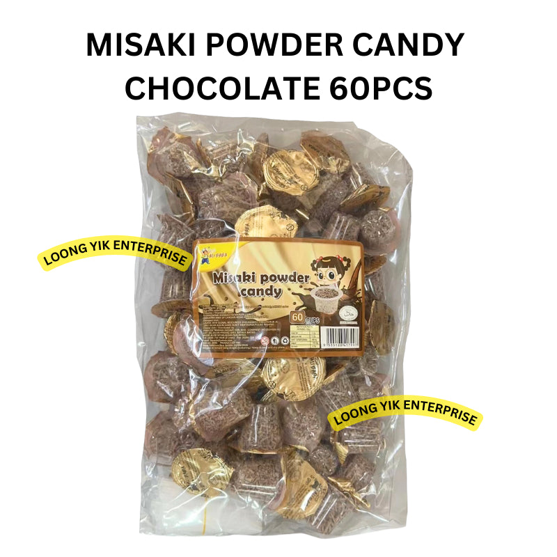 MISAKI POWDER FRUIT CANDY 60PCS FRUITY / CHOCOLATE