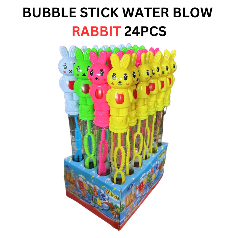 24PCS🔥BUBBLE STICK WATER BLOW PLAY TOY 24PCS (MIX) 26CM