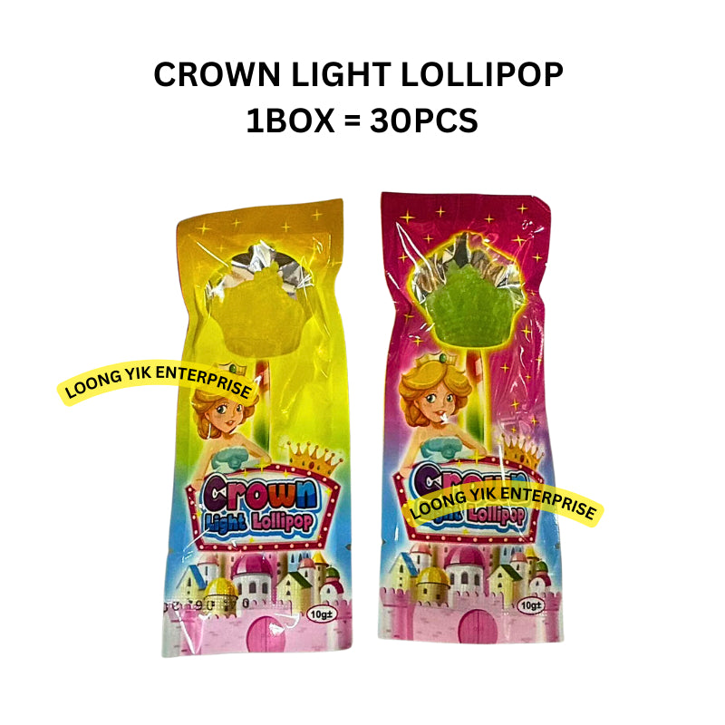 CROWN LIGHT LOLLIPOP 30PCS HALAL