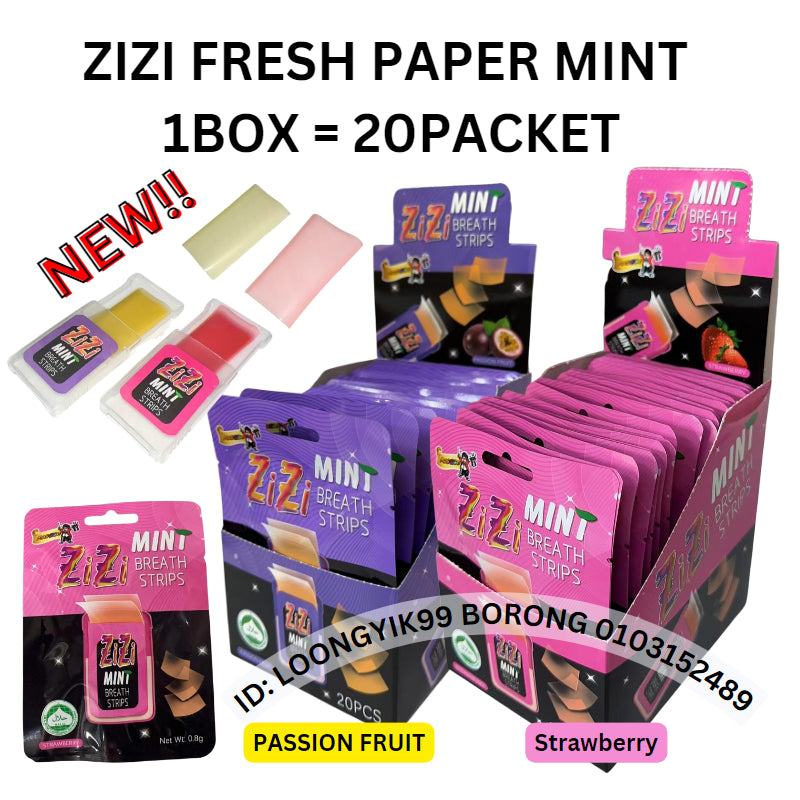 FRESH BREATH PAPER MINT CANDY 20PCS