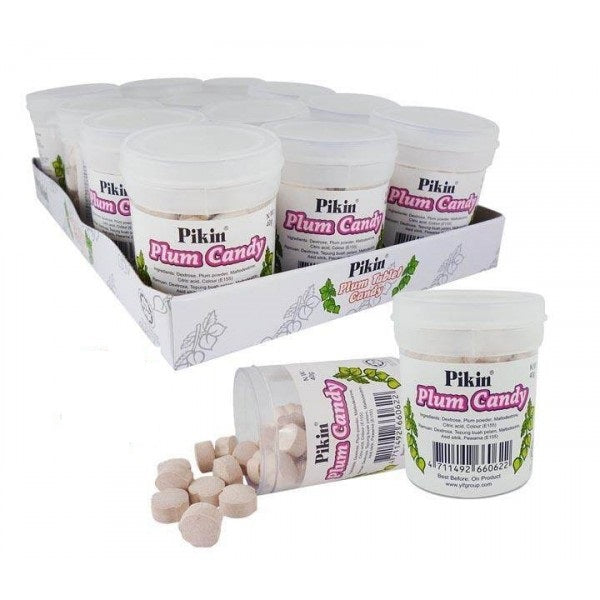 YLF PIKIN PLUM TABLET CANDY 40G X 12PCS