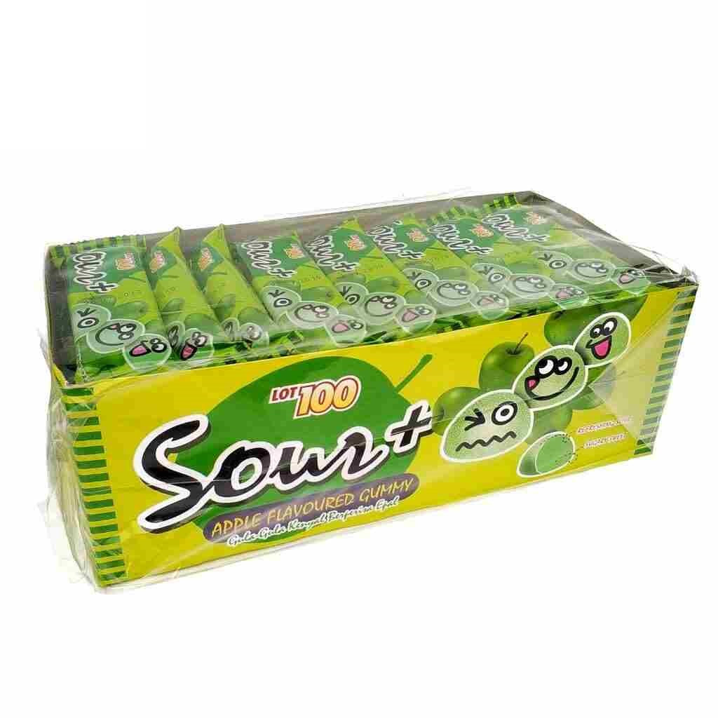 LOT100 SOUR + FRUIT GUMMY 12G X 40PACKS