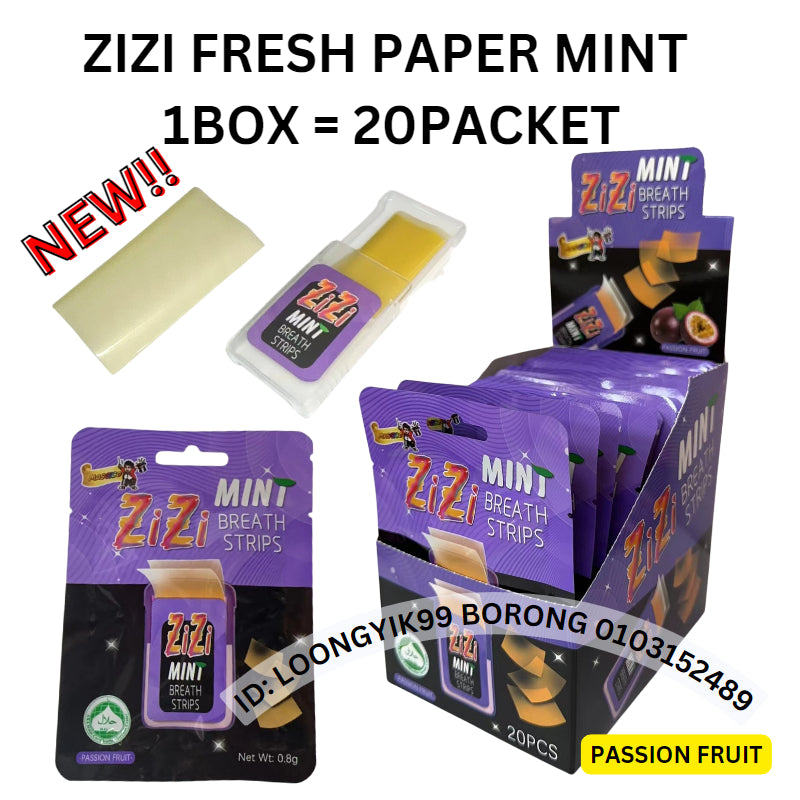 FRESH BREATH PAPER MINT CANDY 20PCS