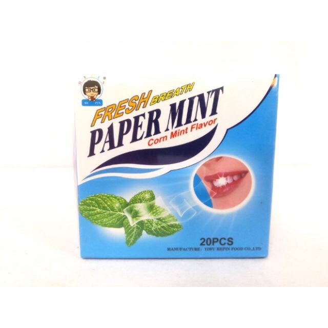 FRESH BREATH PAPER MINT CANDY 20PCS