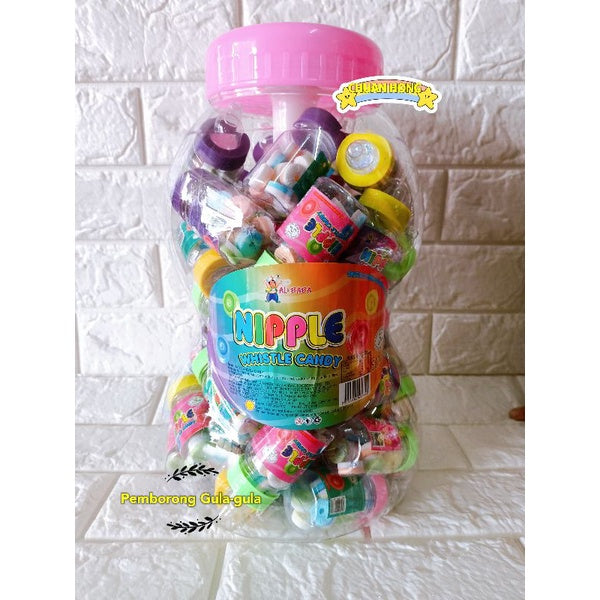 NIPPLE CHOCOLATE BEAN / JELLY BEAN / WHISTLE CANDY 50PCS BABY BOTTLE