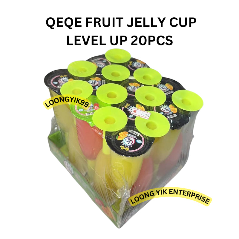 QEQE FRUIT JELLY CUP LEVEL UP 20PCS