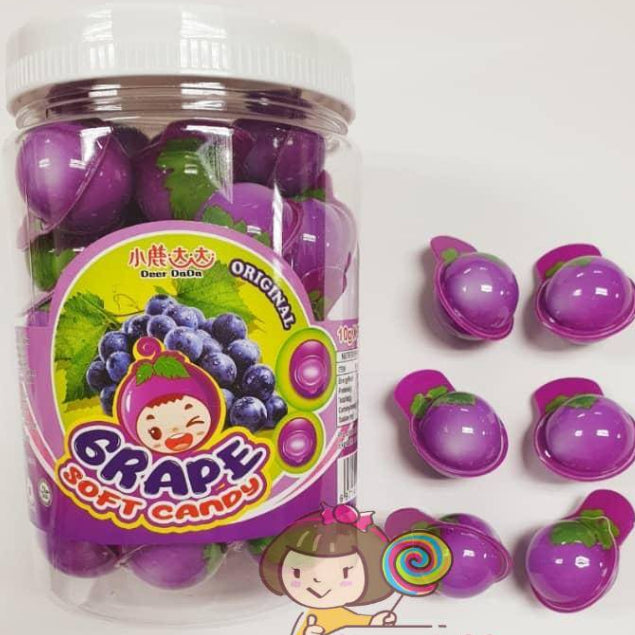 Deer DaDa *Viral Tiktok* Halal Soft Fruit Gummy 10gx30Pcs with Center Filled Juice 3D Animation Design 爆款迷你3D夹心爆浆软糖