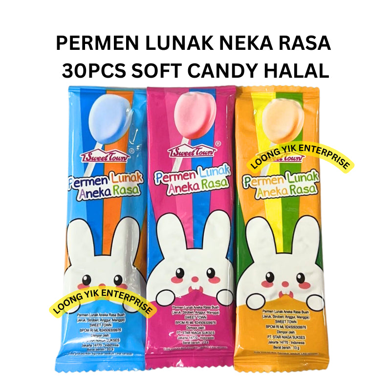 PERMEN LUNAK NEKA RASA 30PCS SOFT CANDY MIXED FLAVOR HALAL