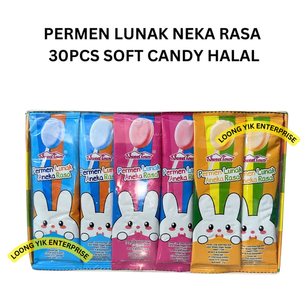 PERMEN LUNAK NEKA RASA 30PCS SOFT CANDY MIXED FLAVOR HALAL