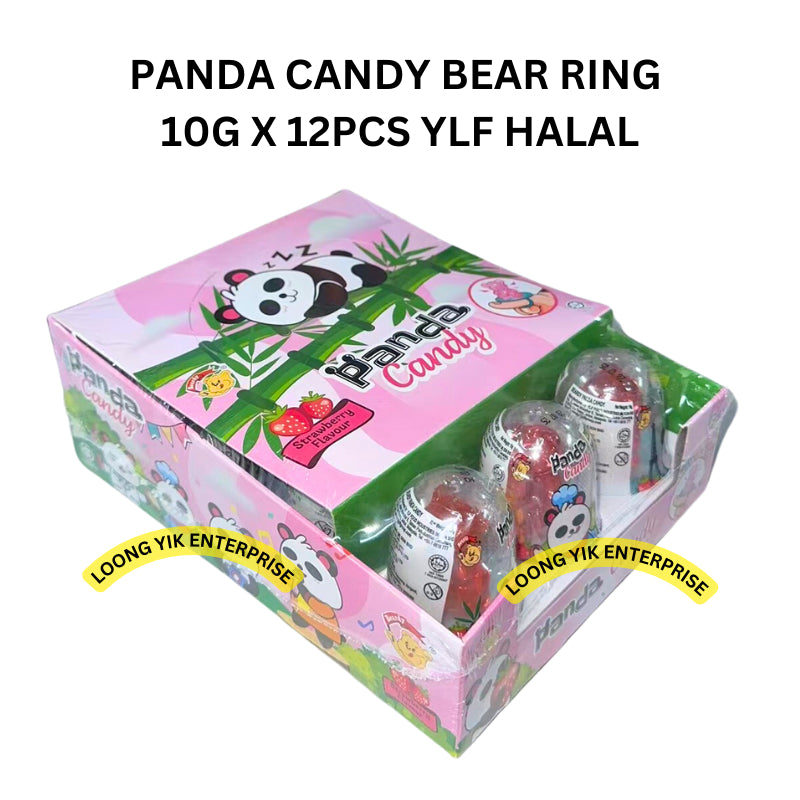 PANDA CANDY BEAR RING 10G X 12PCS YLF HALAL