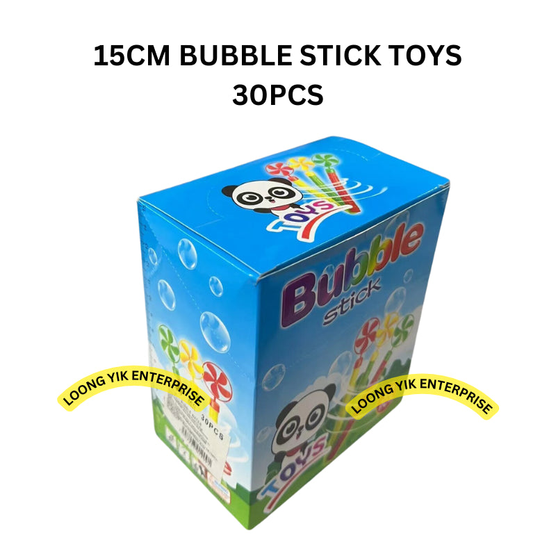 15CM BUBBLE STICK TOYS 30PCS WATER BLOW