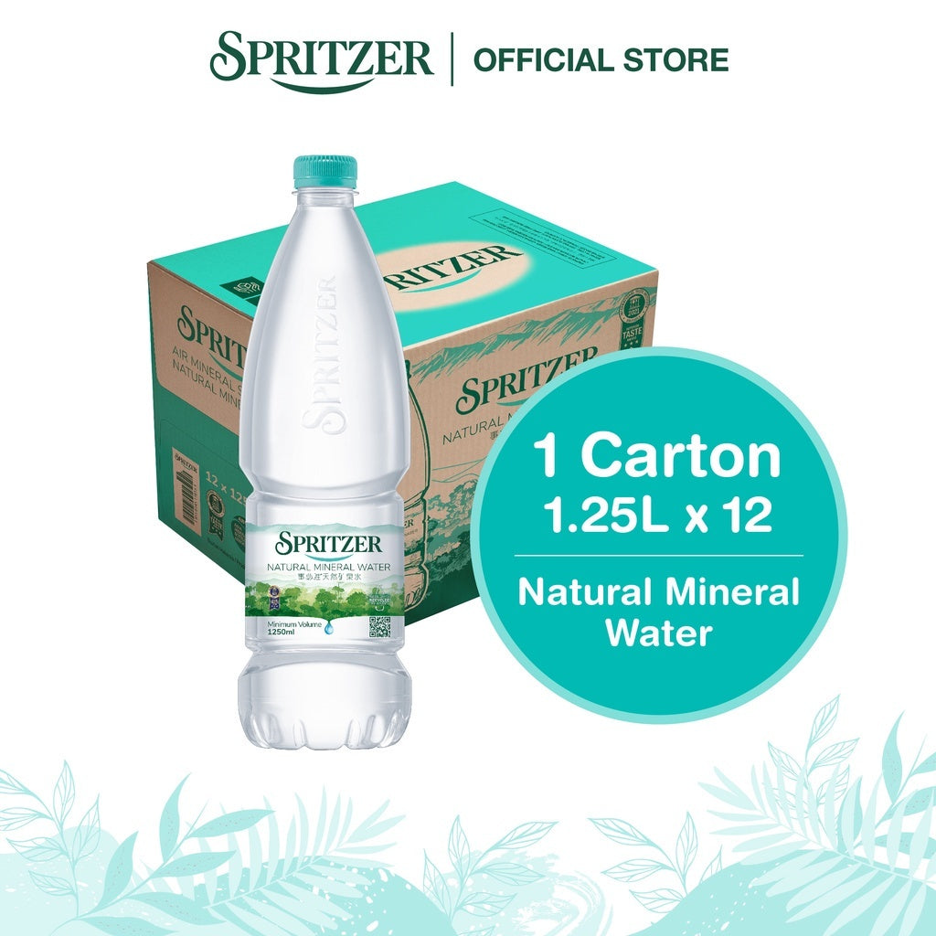 1250ML X 12 Spritzer Natural Mineral Water  *Carton Sales Only*