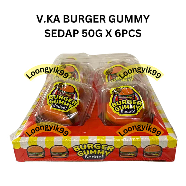 V.KA BURGER GUMMY SEDAP 50G X 6PCS HALAL