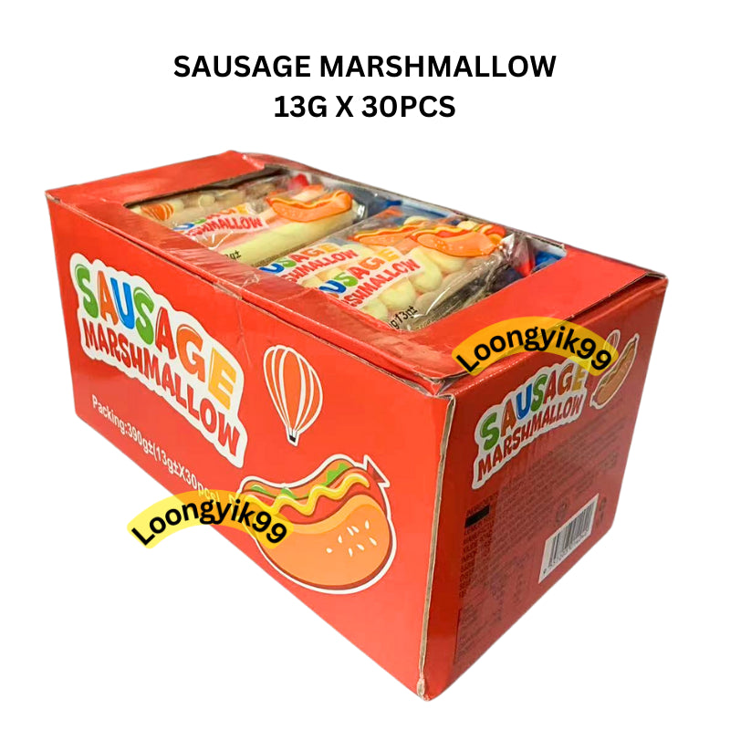 SAUSAGE MARSHMALLOW 13G X 30PCS HALAL