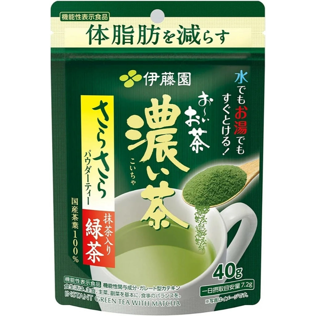 *日本正品* ITOEN Oi Ocha green tea powder rich with matcha JAPAN Oishi 现货 减脂绿茶 日本代购 马来西亚现货 Ready Stock In MALAYSIA