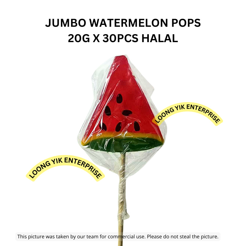 JUMBO WATERMELON POPS 20G X 30PCS HALAL