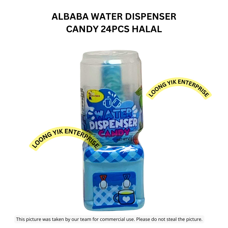 ALBABA WATER DISPENSER CANDY 24PCS HALAL