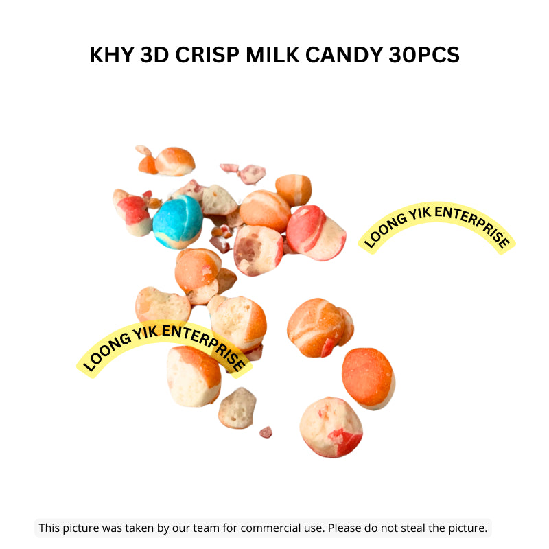 KHY 3D CRISP MILK CANDY 30PCS