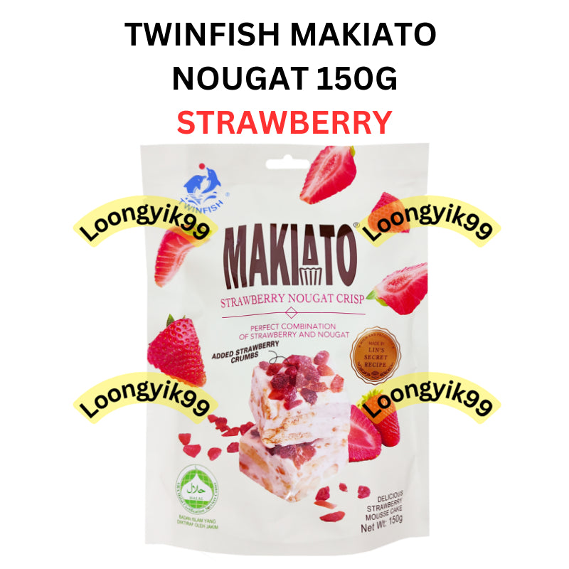 TWINFISH MAKIATO NOUGAT COCOA BLUEBERRY STRAWBERRY 150G