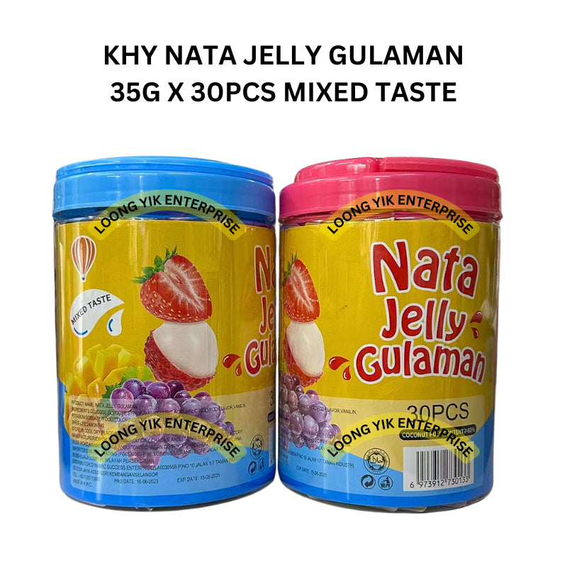 KHY NATA JELLY GULAMAN 35G X 30PCS MIXED TASTE