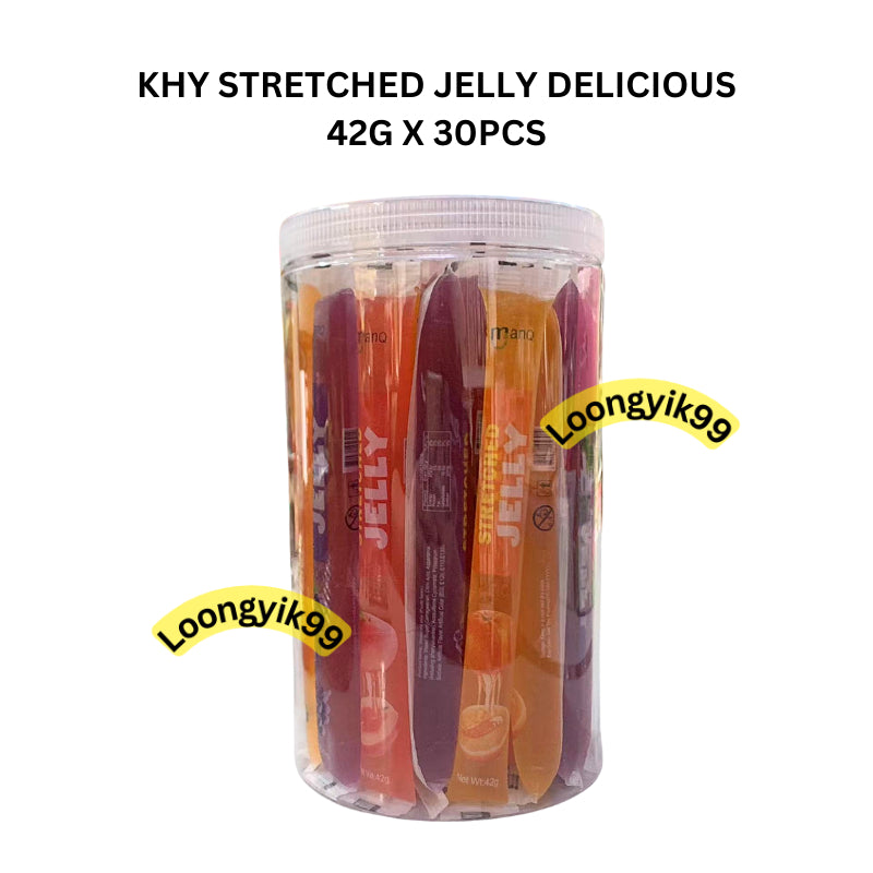 KHY STRETCHED JELLY DELICIOUS 42G X 30PCS HALAL