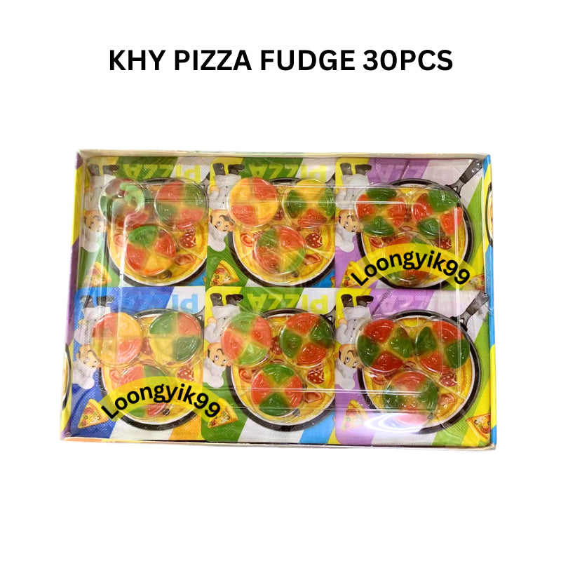 KHY PIZZA FUDGE GUMMY CANDY 30PCS HALAL