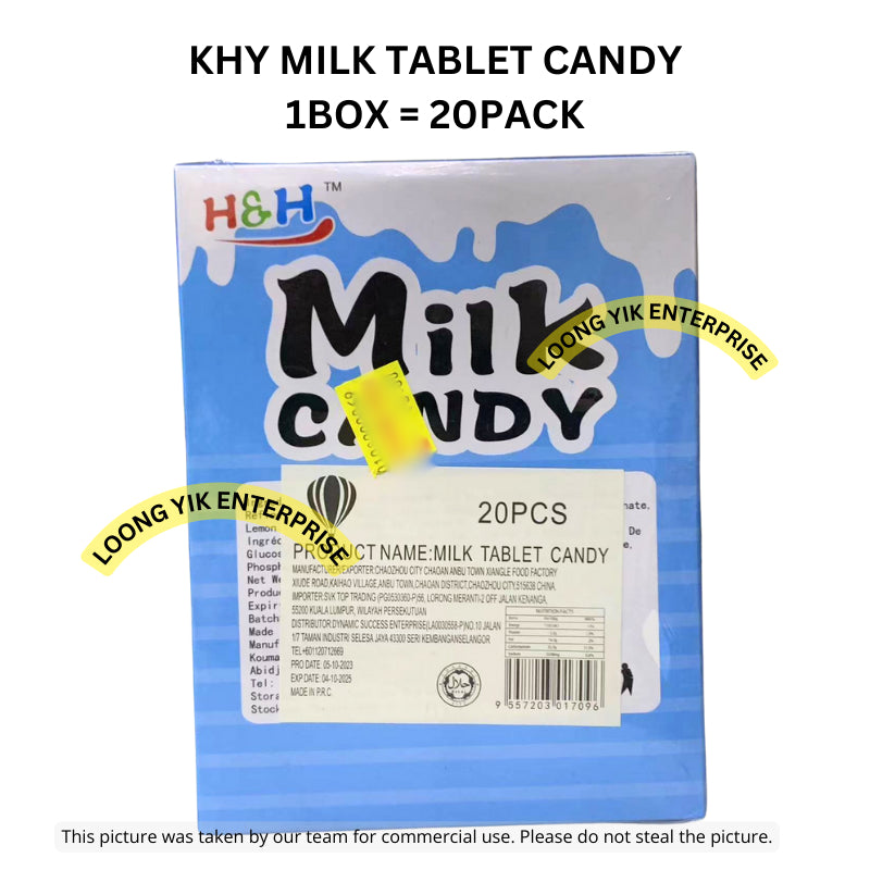 KHY MILK TABLET CANDY 20PCS HALAL