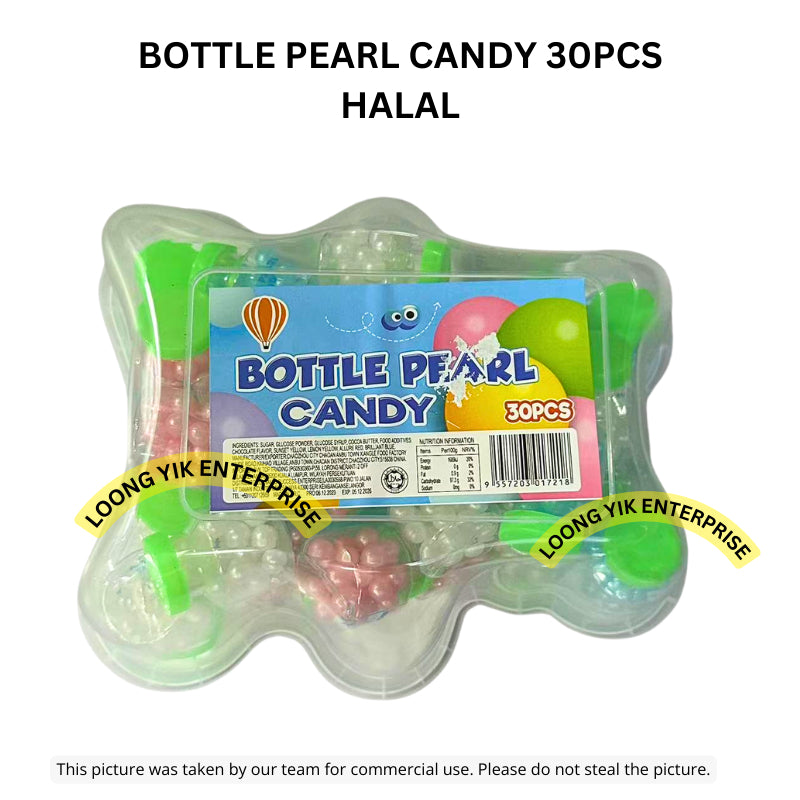 BOTTLE PEARL CANDY 30PCS HALAL