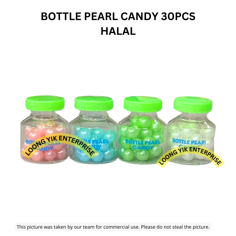 BOTTLE PEARL CANDY 30PCS HALAL