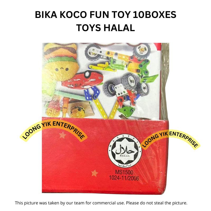 BIKA KOCO FUN TOY 10BOXES TOYS HALAL