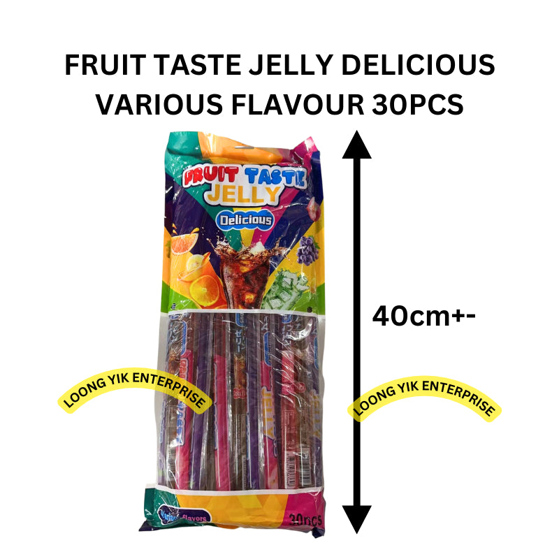 FRUIT TASTE JELLY DELICIOUS VARIOUS FLAVOUR 30PCS