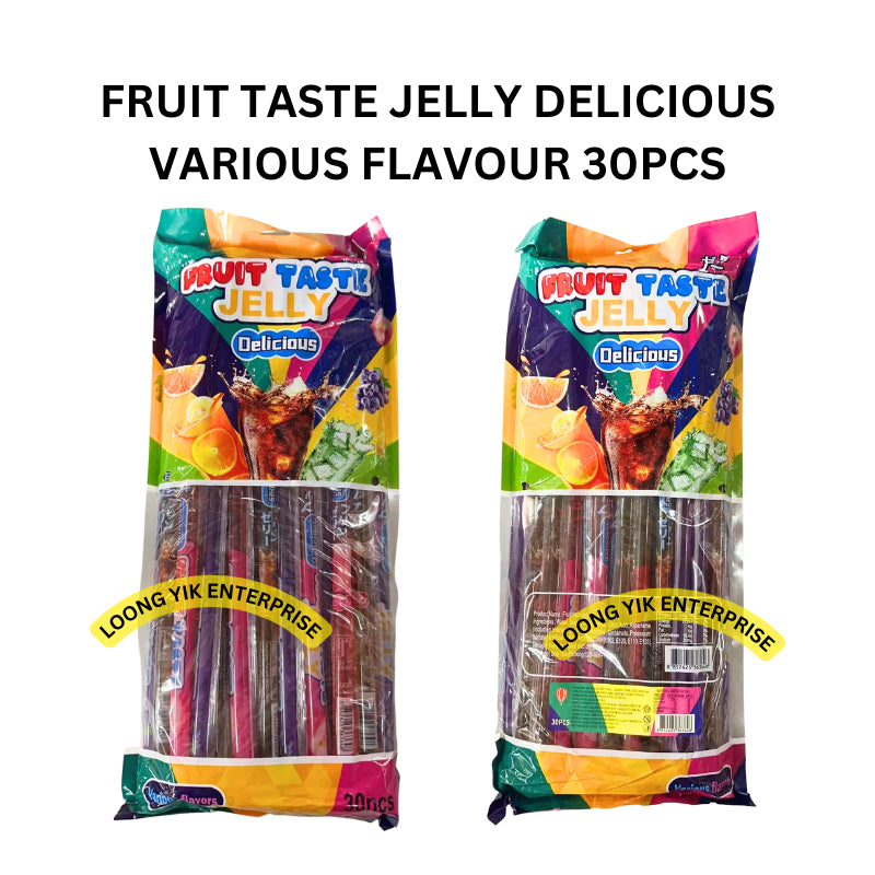 FRUIT TASTE JELLY DELICIOUS VARIOUS FLAVOUR 30PCS