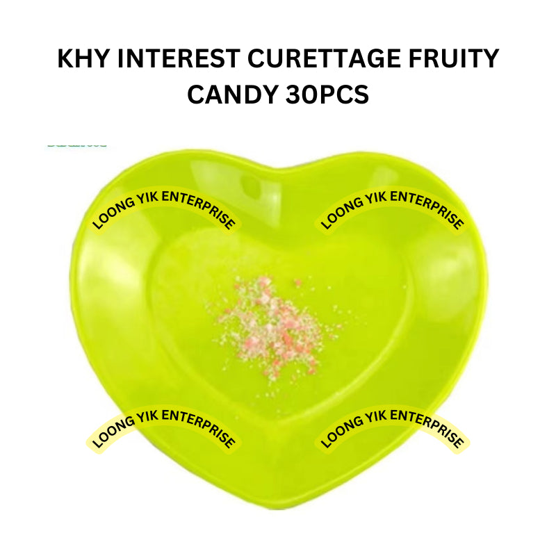 KHY INTEREST CURETTAGE FRUITY CANDY 30PCS HALAL