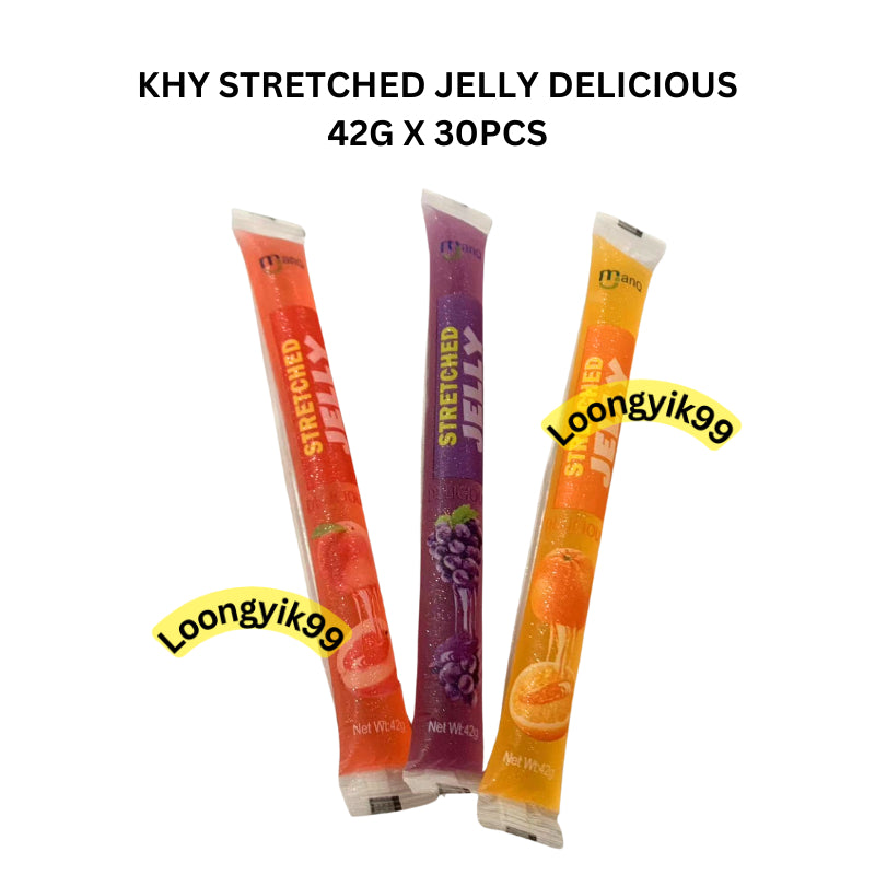 KHY STRETCHED JELLY DELICIOUS 42G X 30PCS HALAL