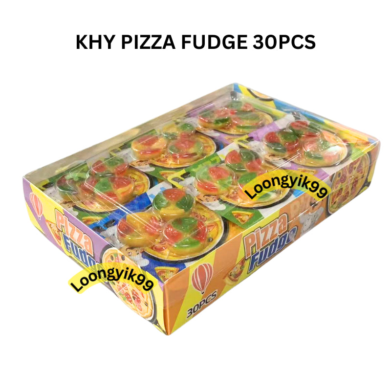 KHY PIZZA FUDGE GUMMY CANDY 30PCS HALAL