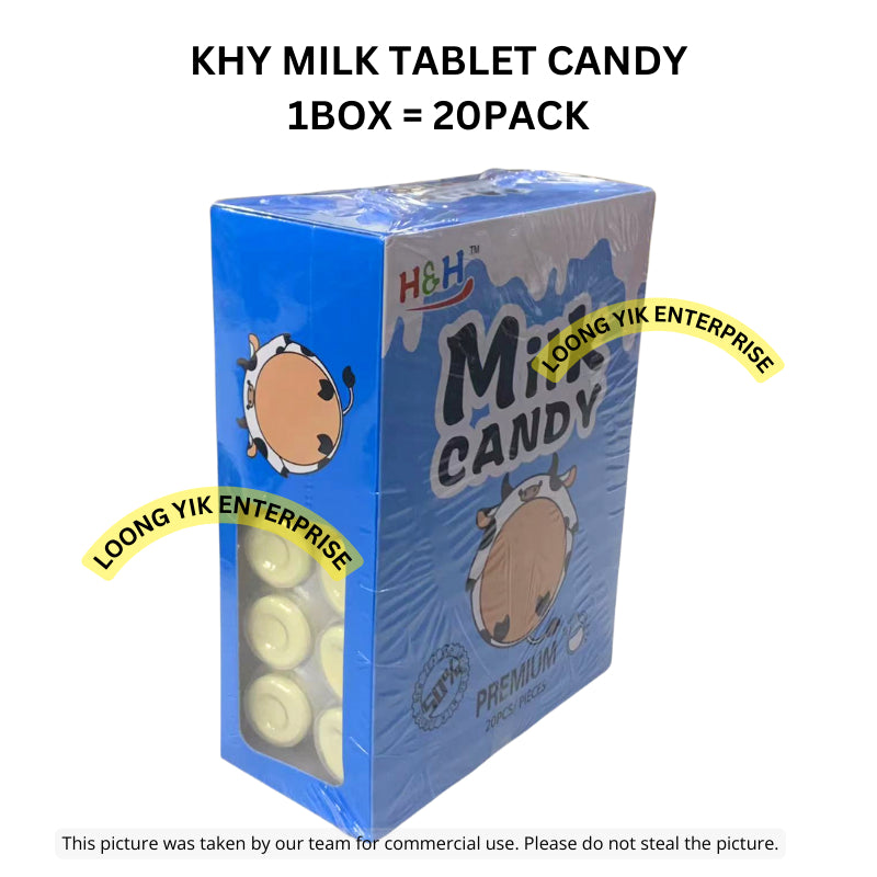 KHY MILK TABLET CANDY 20PCS HALAL