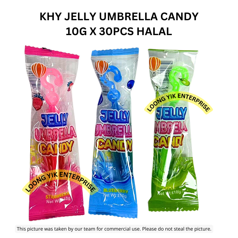 KHY JELLY UMBRELLA CANDY 10G X 30PCS HALAL