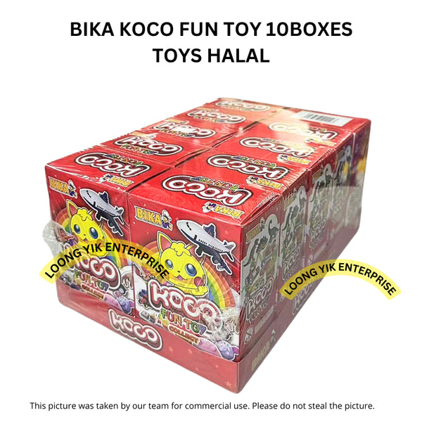 BIKA KOCO FUN TOY 10BOXES TOYS HALAL