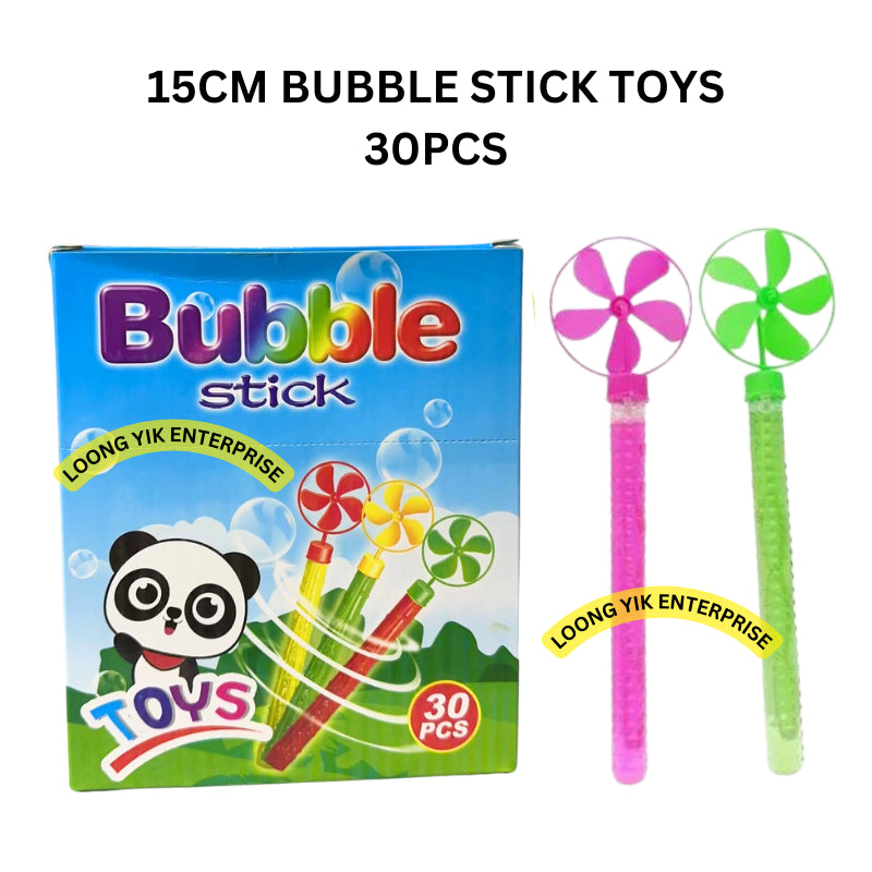 15CM BUBBLE STICK TOYS 30PCS WATER BLOW