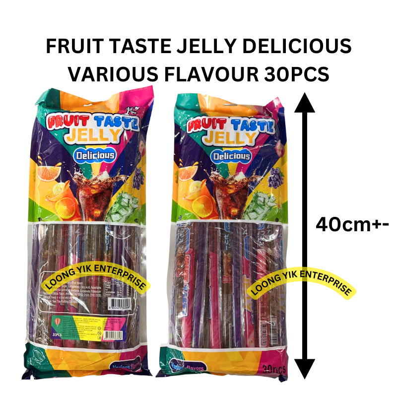 FRUIT TASTE JELLY DELICIOUS VARIOUS FLAVOUR 30PCS