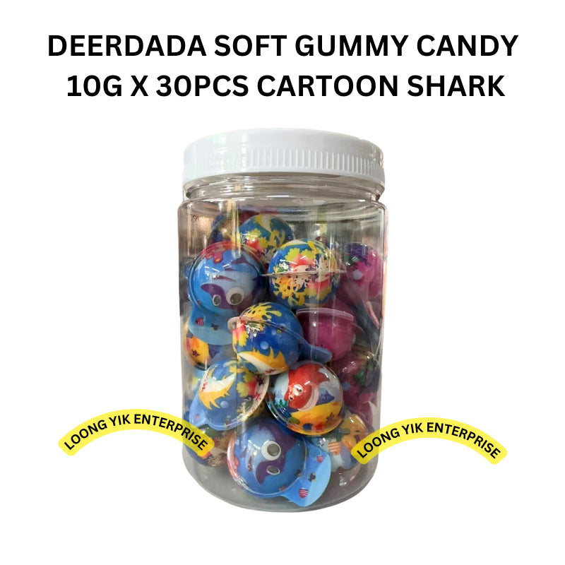 DEERDADA SOFT GUMMY CANDY 10G X 30PCS BABY SHARK HALAL