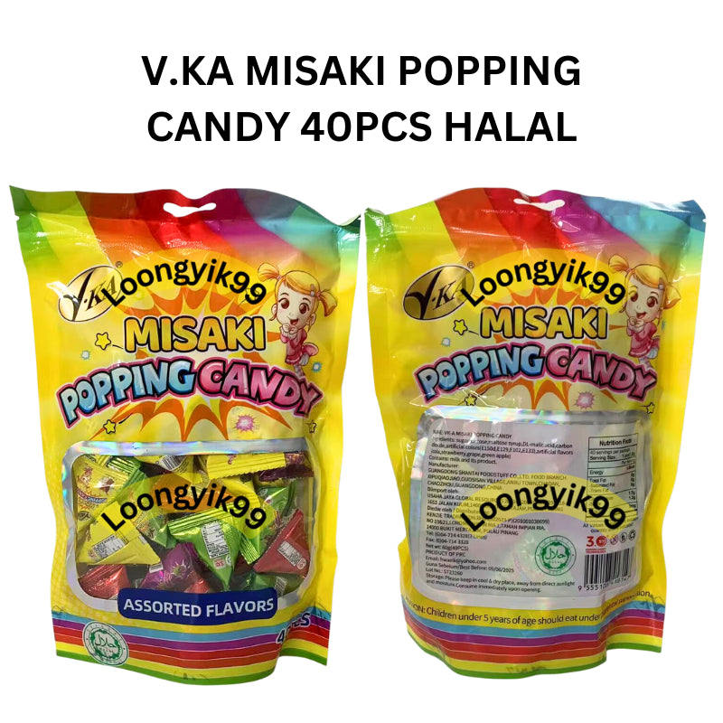 V.KA MISAKI POPPING CANDY 40PCS HALAL